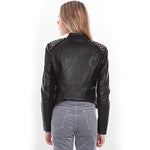 Load image into Gallery viewer, Rhinstone Studded Fringe Jacket
