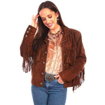Load image into Gallery viewer, Classic Suede Fringe Jacket