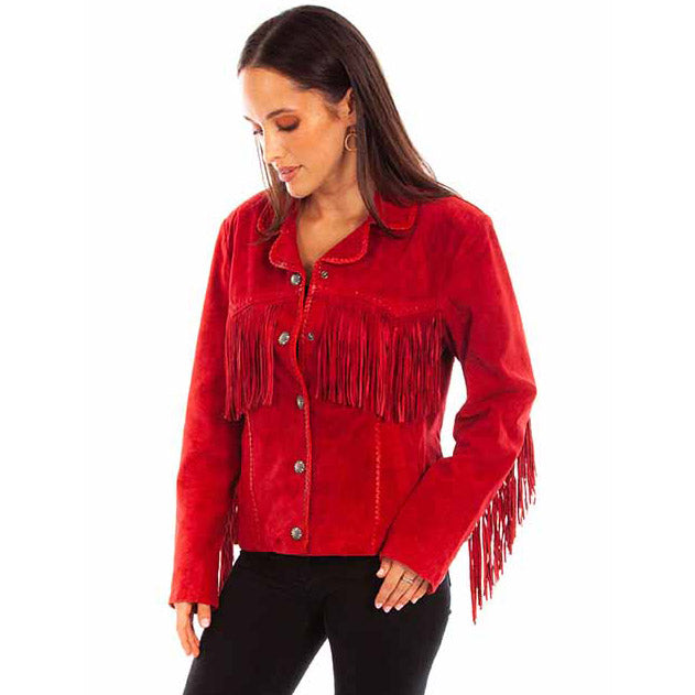 Suede Fringe Jacket