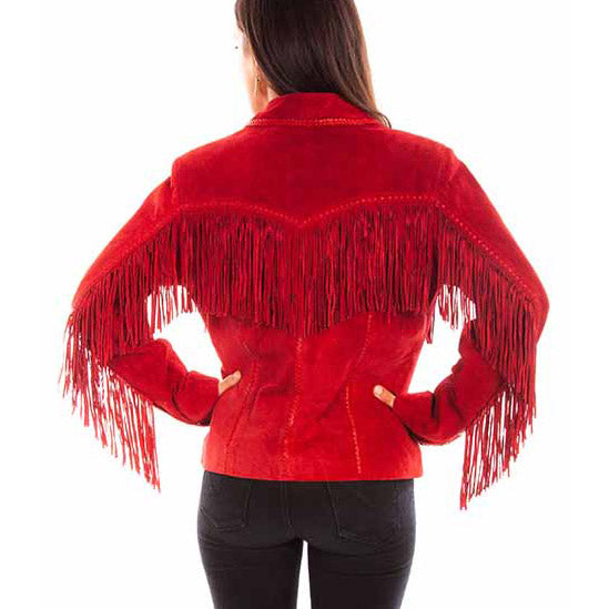 Suede Fringe Jacket