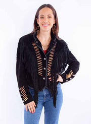 Wooden Beaded Fringe Jacket