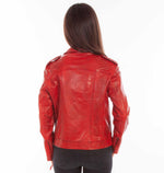 Load image into Gallery viewer, Burnished Lamb Moto Jacket
