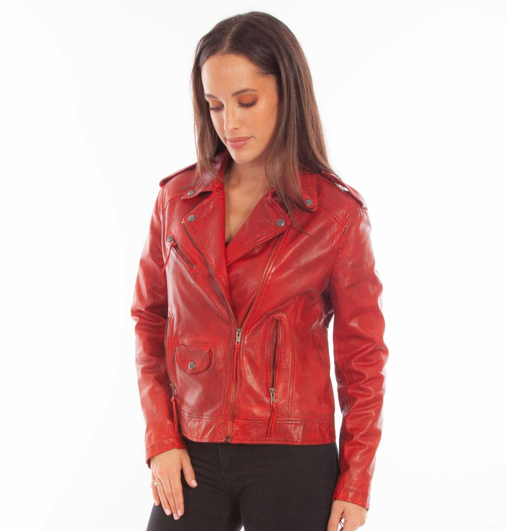 Burnished Lamb Moto Jacket