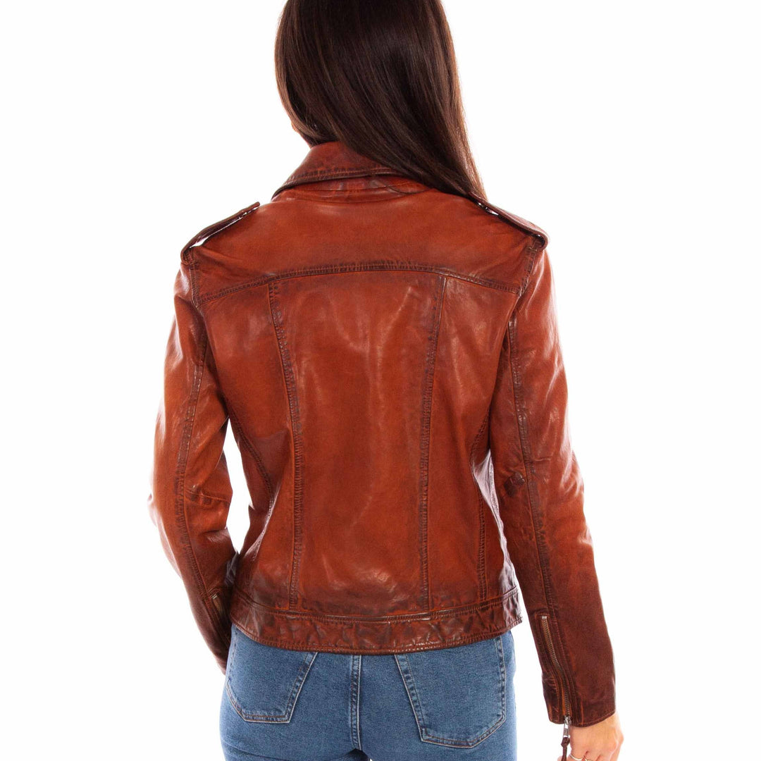 Burnished Lamb Moto Jacket