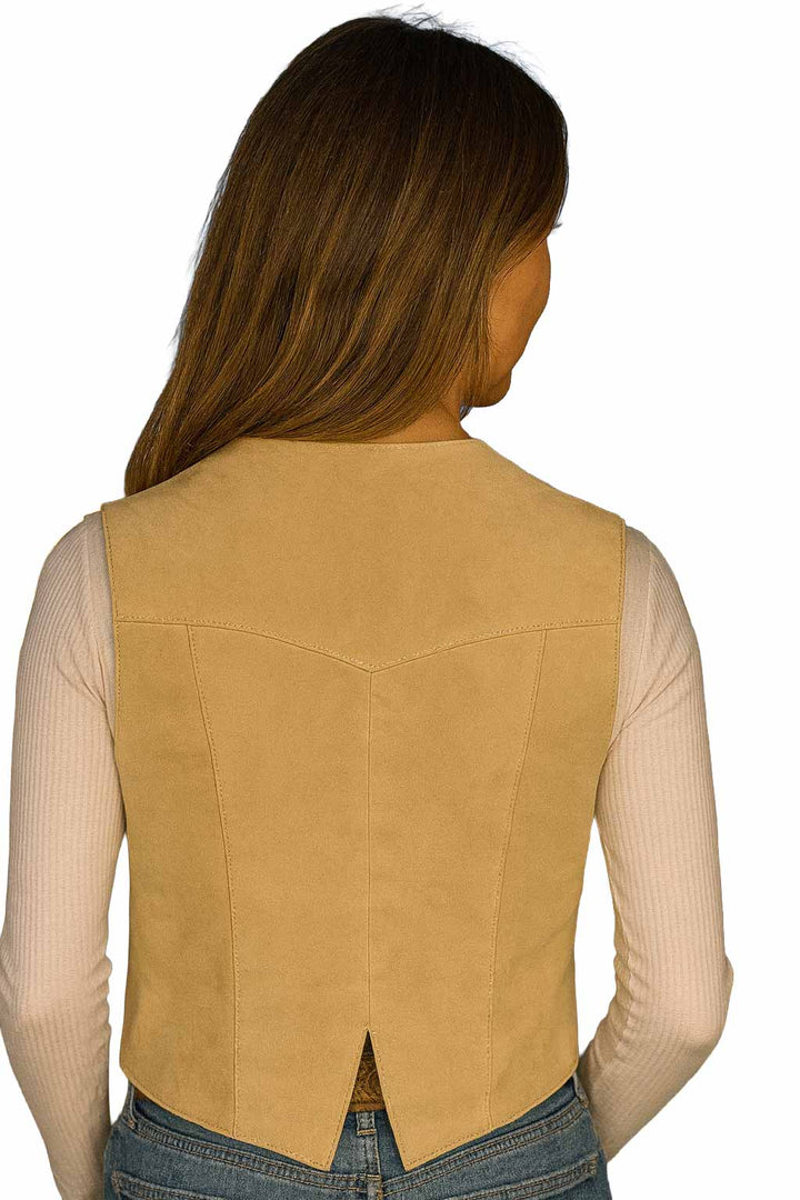 Suede Fringe Vest