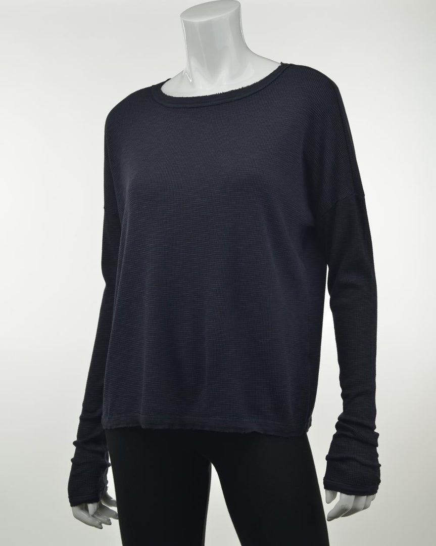 Longsleeve Thermal Binded Crew Midnight
