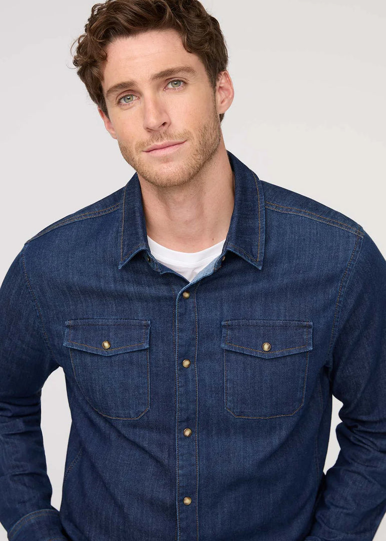 Performance Denim Lite Two-Pocket Shirt