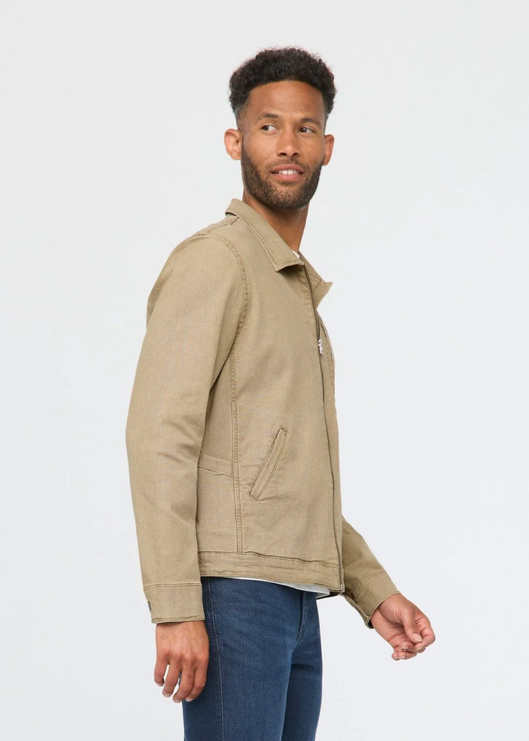 Stretch Canvas Utility Jacket