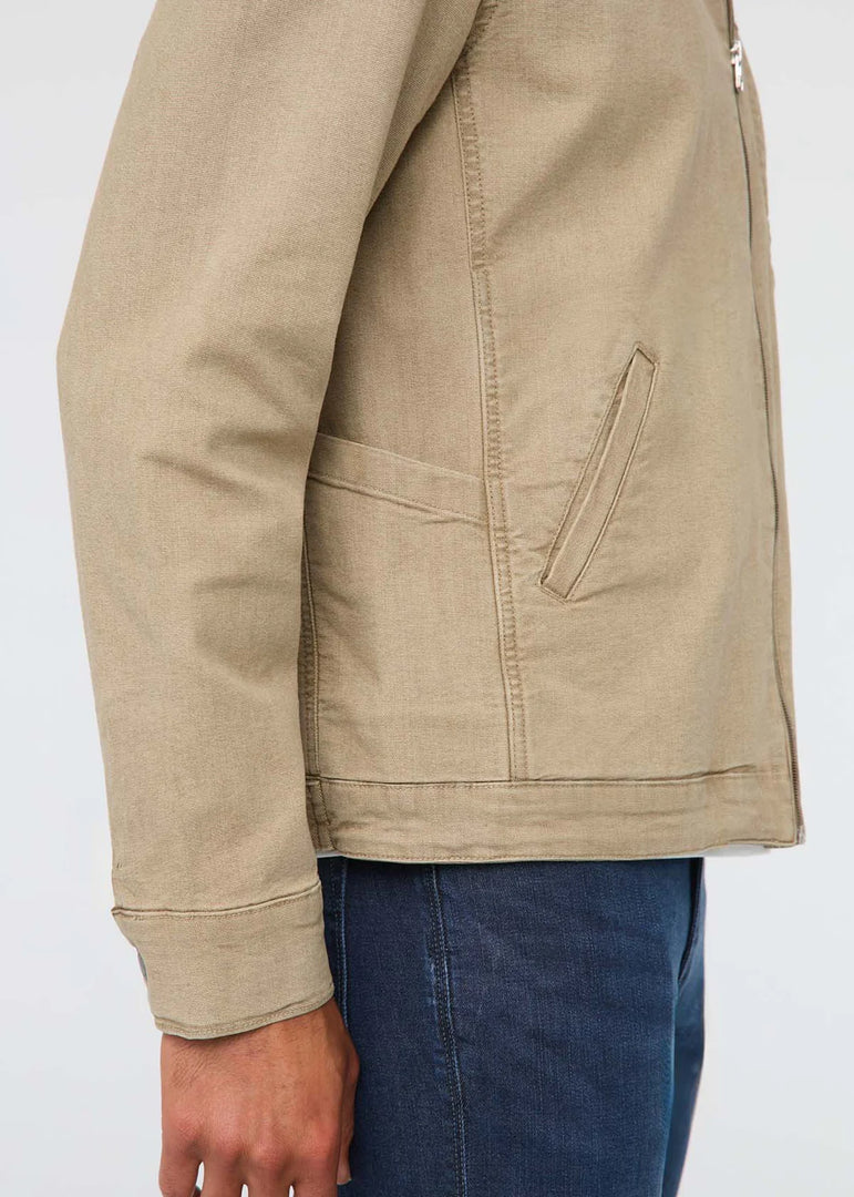Stretch Canvas Utility Jacket