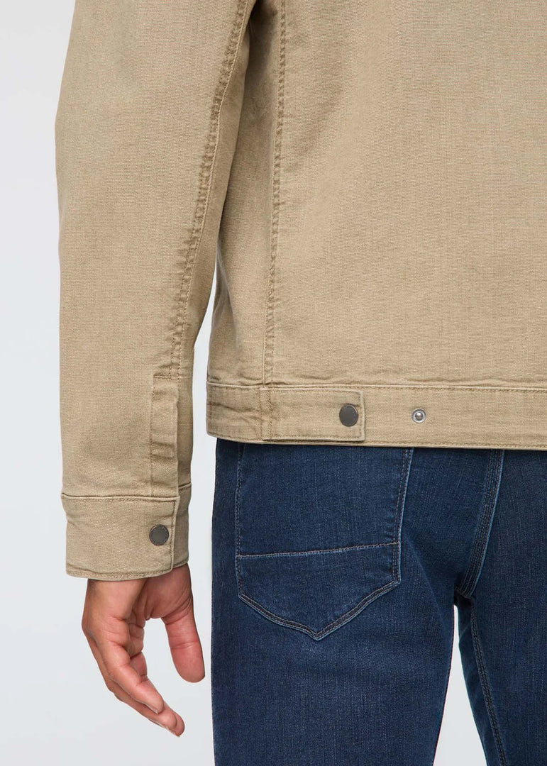 Stretch Canvas Utility Jacket