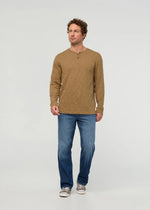 Load image into Gallery viewer, Midweight Slub Jersey Long Sleeve Henley