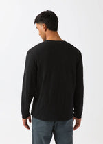 Load image into Gallery viewer, Midweight Slub Jersey Long Sleeve Henley