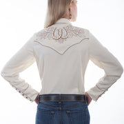 Horseshoe Embroidered Western Shirt