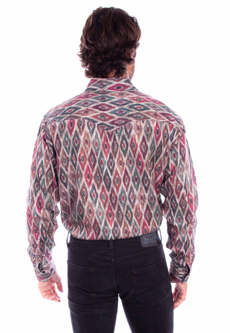 Diamond Print Tencel Shirt