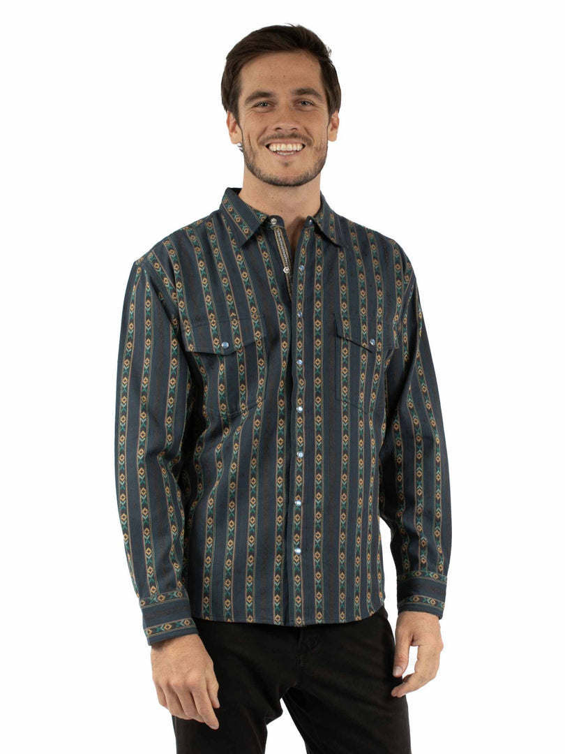 Jacquard Stripe Shirt