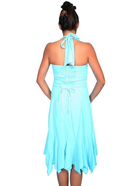 Ruffled Halter Dress