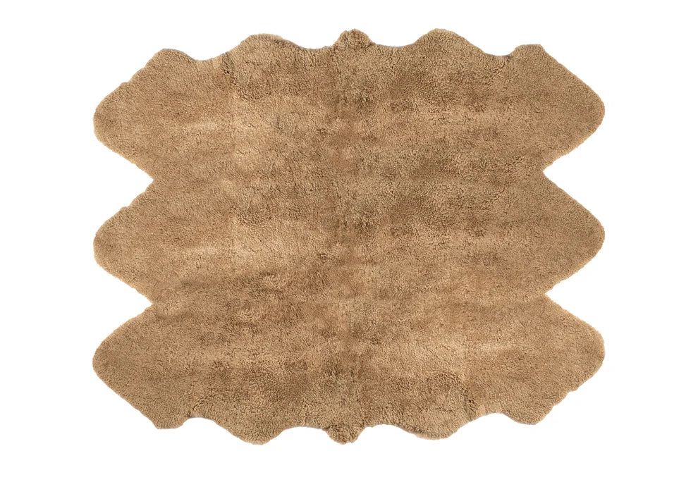 Sexto Shorn Curly Sheepskin