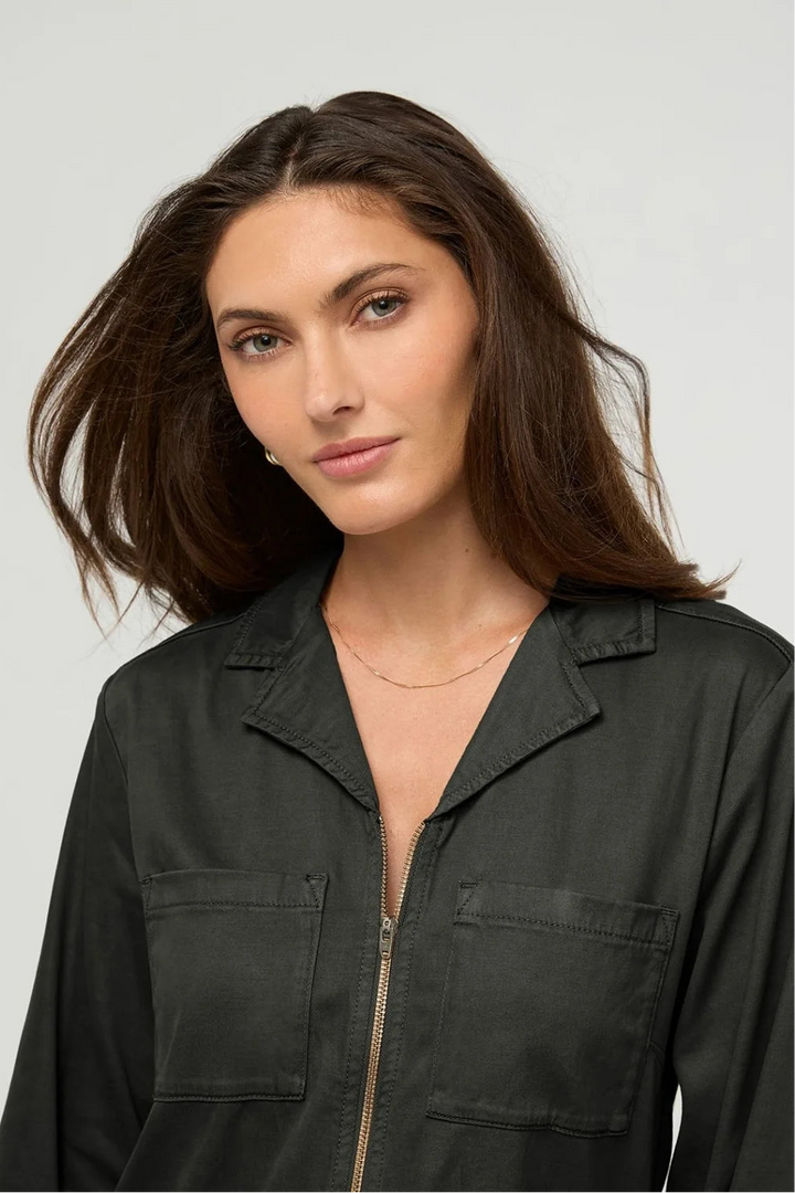 Naked Twill Long Sleeve Jumpsuit
