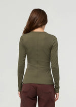 Load image into Gallery viewer, Ribbed Pima Long Sleeve Henley