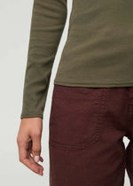 Load image into Gallery viewer, Ribbed Pima Long Sleeve Henley