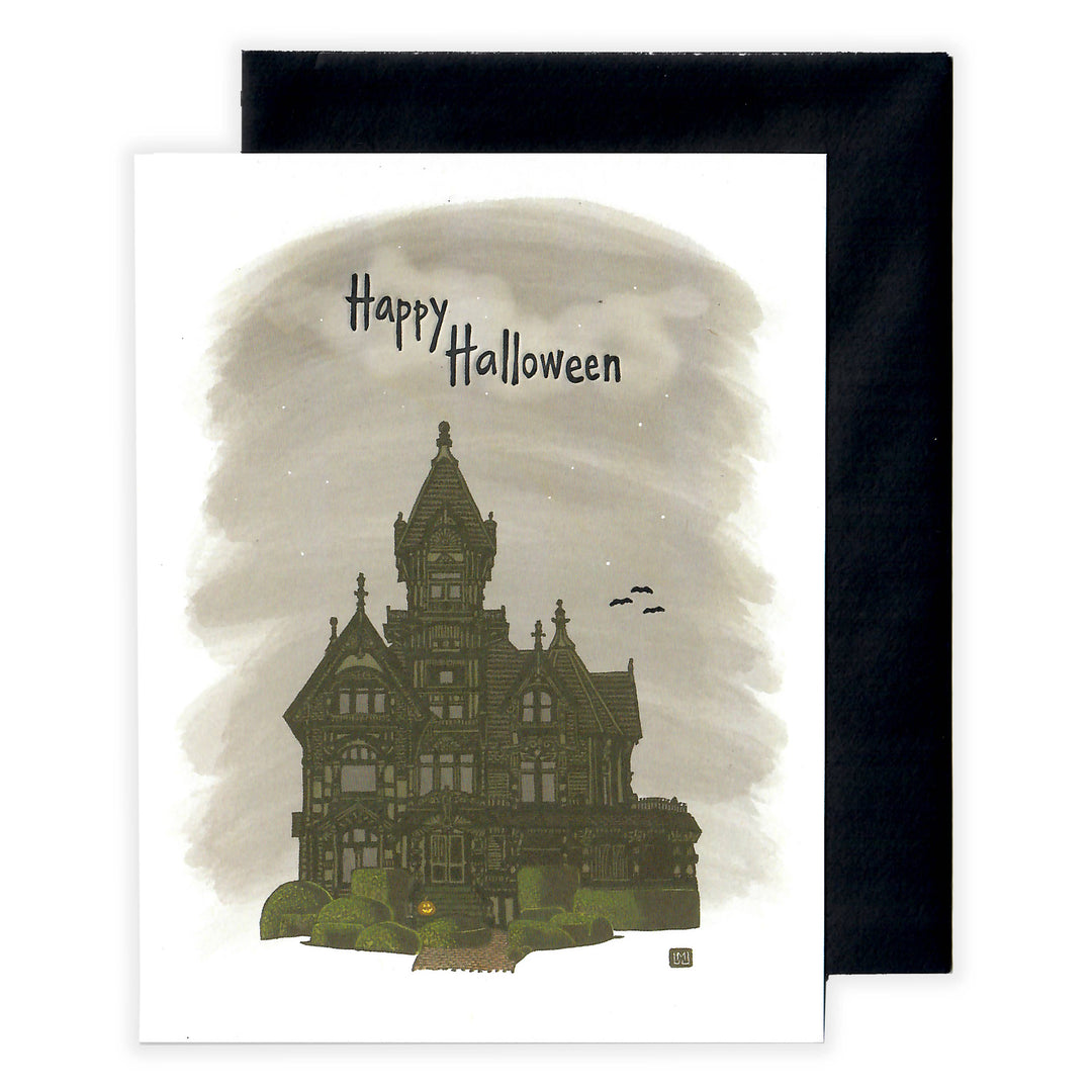 Halloween Mansion Card