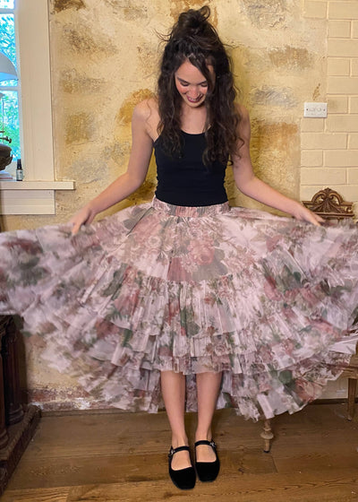 Ballerina skirt - Pink Floral