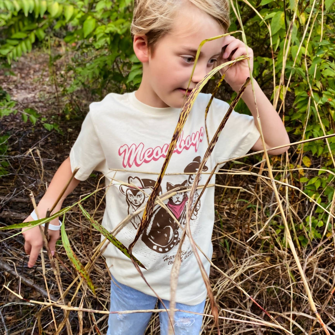 Meowboys Western Kids Tee