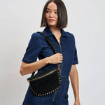 Load image into Gallery viewer, Gizelle-Suede Belt Bag