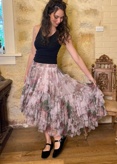 Ballerina skirt - Pink Floral