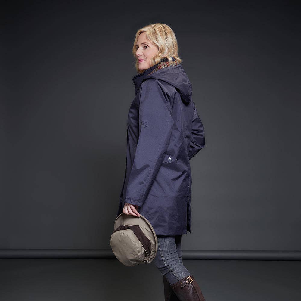 Oxford Waterproof Coat Navy