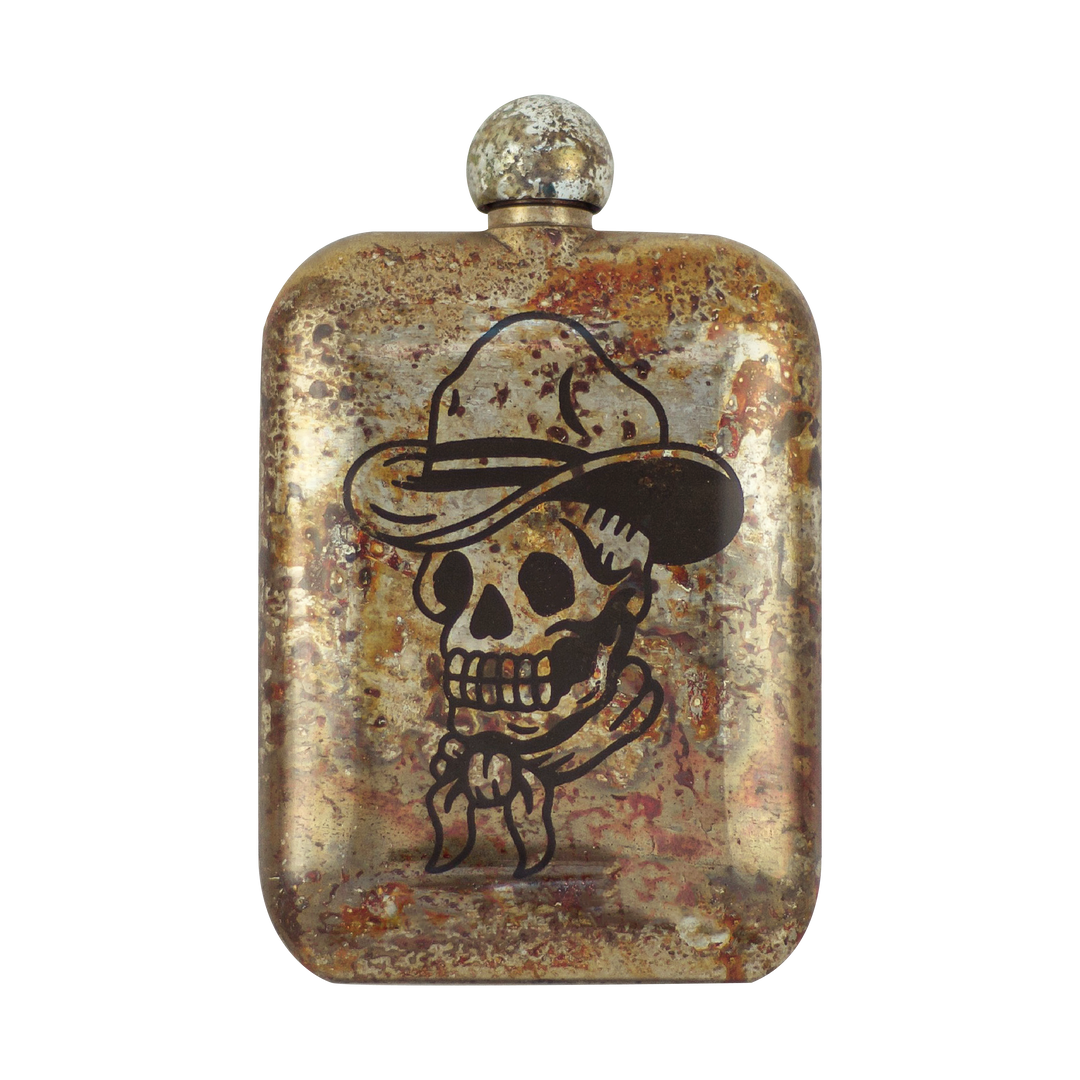 Cowboy Whiskey Flask