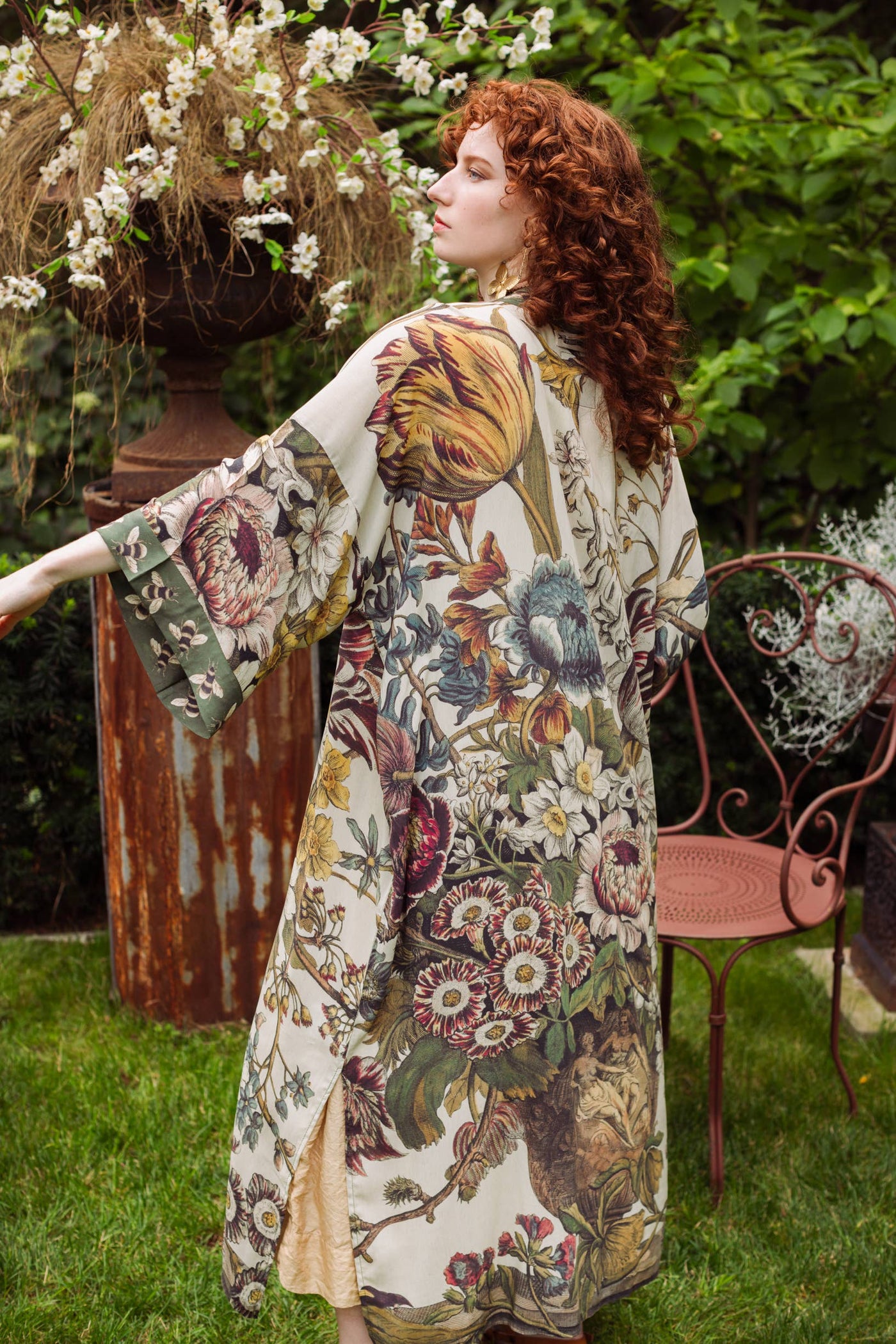 Love Grows Wild Floral Bamboo Kimono