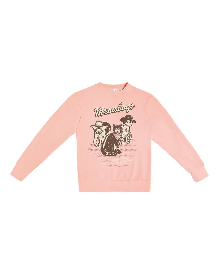 Meowboys Pullover Sweatshirt