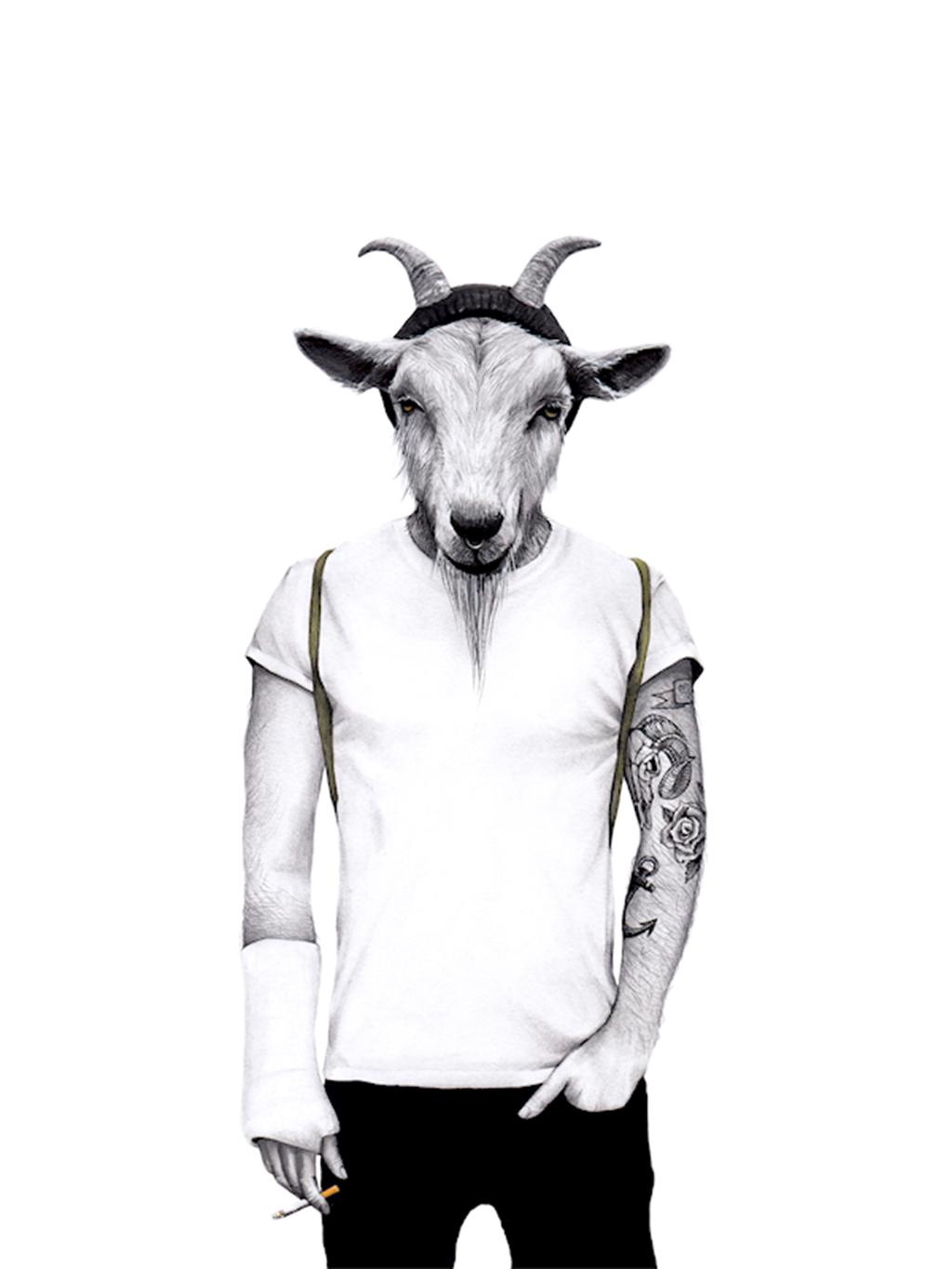 Hipster Goat