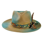 Load image into Gallery viewer, Graffiti Wool Felt Teardrop Fedora Hat
