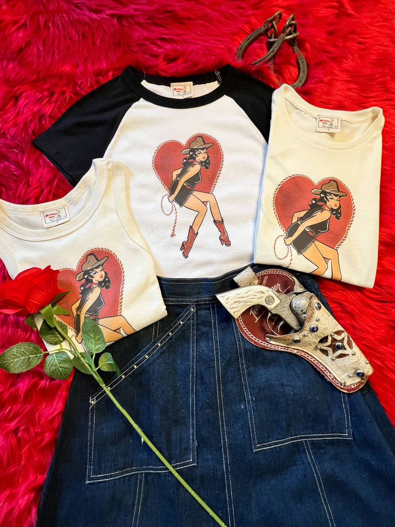Heart Wrangler Fitted Tee