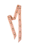 Load image into Gallery viewer, Western Harvest Cream Twilly Scarf