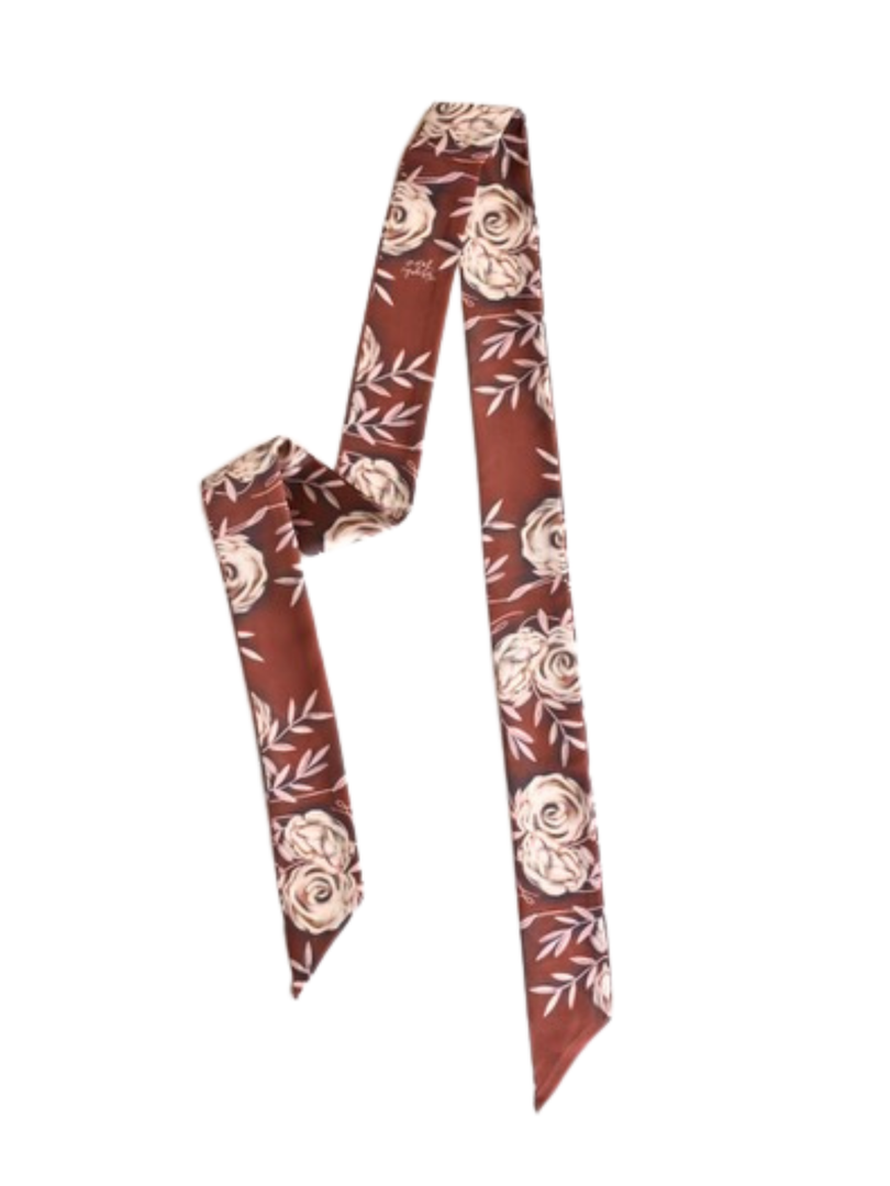 Wild Roses Twilly Scarf