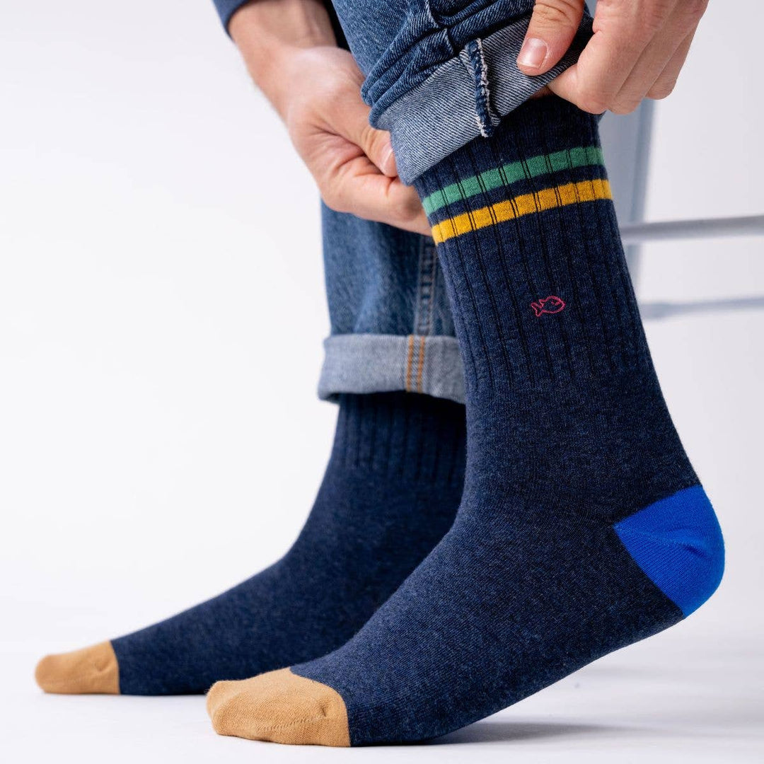 Retro Combed Cotton Socks