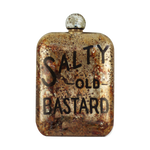 Load image into Gallery viewer, Salty Old Bastard Whiskey Flask

