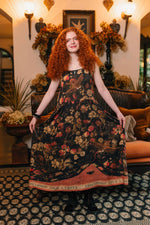 Load image into Gallery viewer, Heart of Gold Maxi Slip Dress
