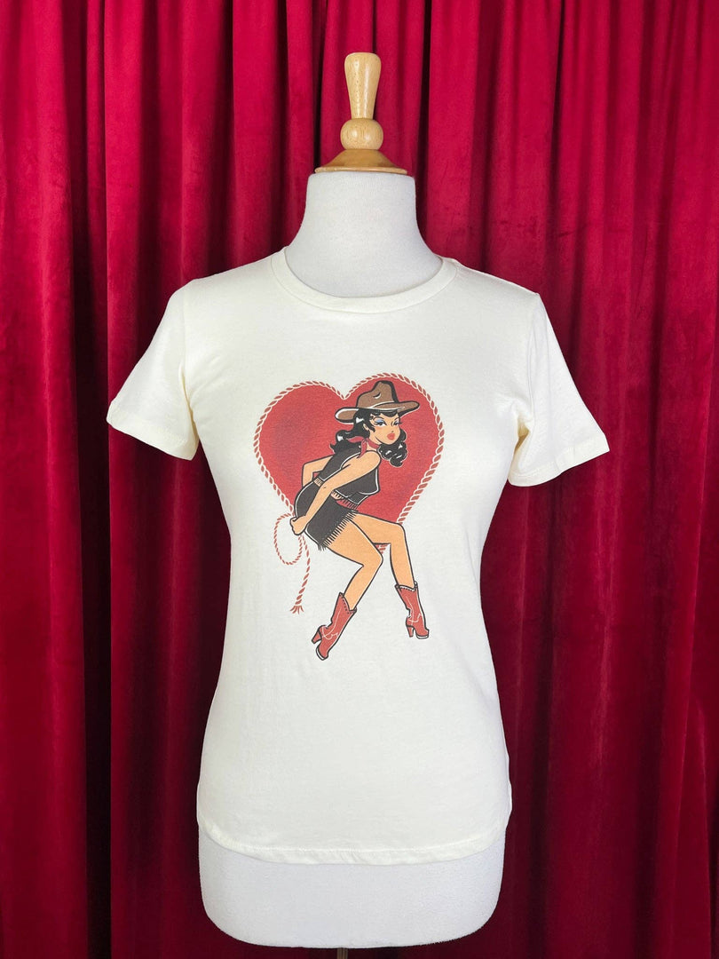 Heart Wrangler Fitted Tee