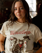 Load image into Gallery viewer, Meowboys Western Tee
