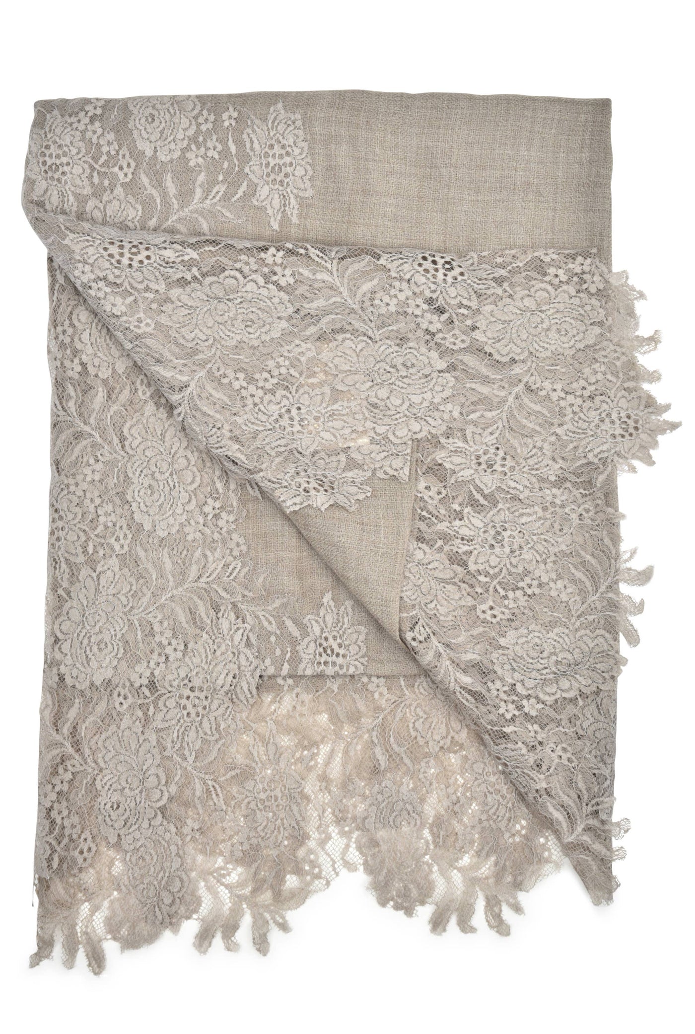 Lace Melange Wrap