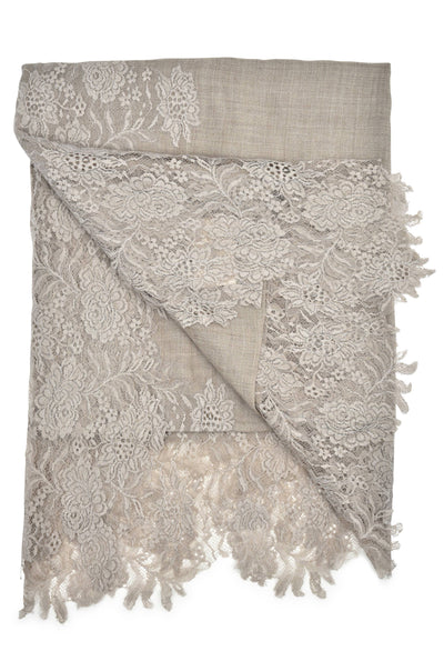 Lace Melange Wrap