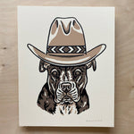 Load image into Gallery viewer, Pit Bull Cowdog - Signed Silkscreen Print