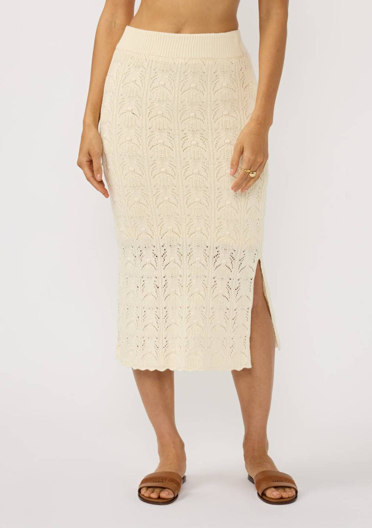 Midi Skirt with Side Slits