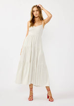 Load image into Gallery viewer, Striped Tiered Maxi Dress