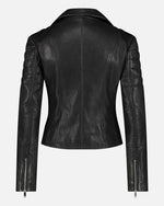 Load image into Gallery viewer, Munroe Leather Biker Jacket