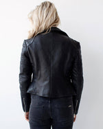 Load image into Gallery viewer, Munroe Leather Biker Jacket
